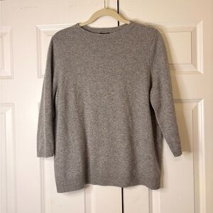 Talbots 100% Cashmere 3/4 length sleeve sweater